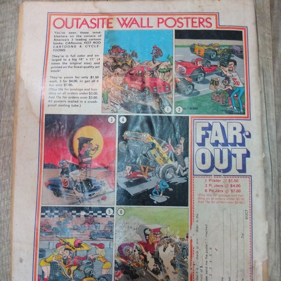 Four vintage Car'toons Comic Books Car Enthusiast Memorabilia - Picture 3 of 7